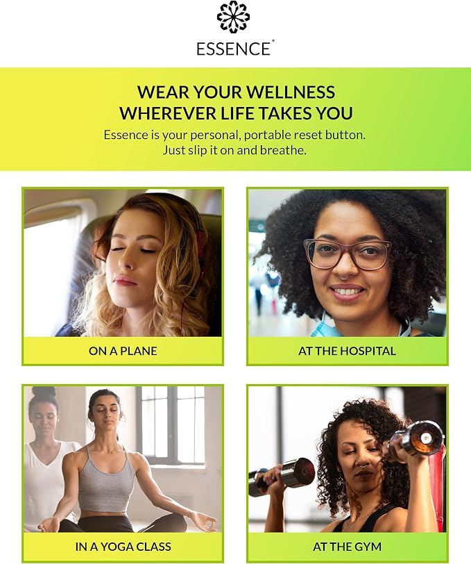 Essence Wearable Aromatherapy Nasal Diffuser – Lemon-Lime Essential Oil Nose - Image 4