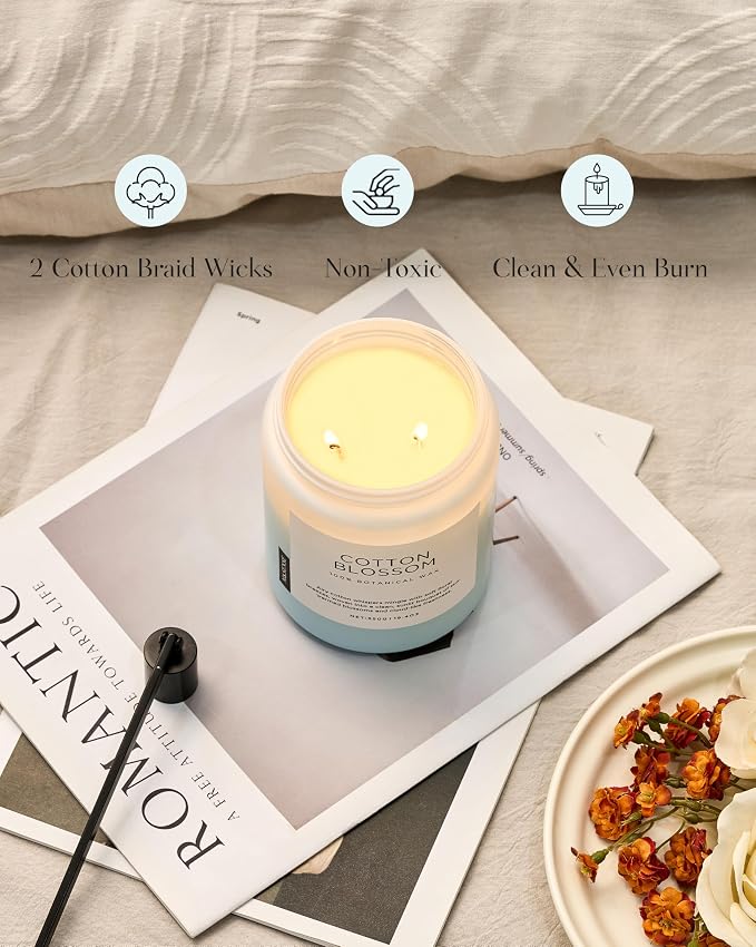 M&SENSE Clean Cotton Scented Candle - Image 5