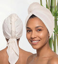 Hair Towel Wrap for Women, Bamboo Made for Advanced Absorption & Fast Drying by Unknown
