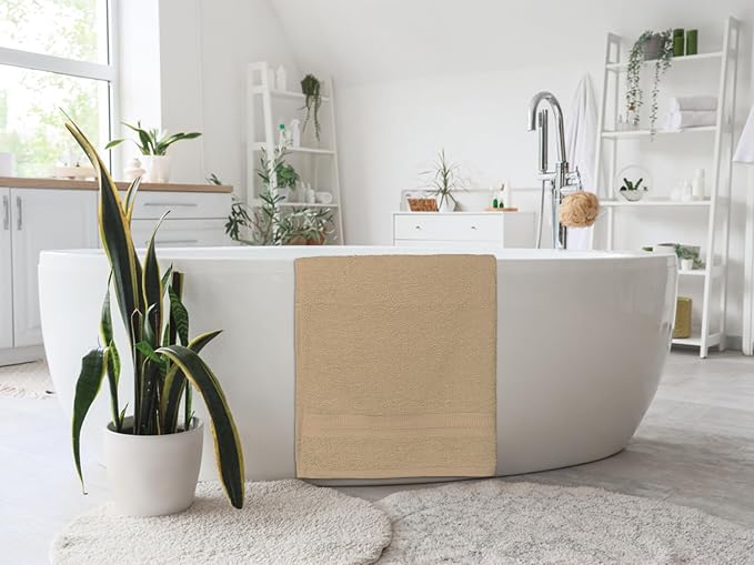 Medium Bath Towels Pack of 6 – 24x48 Inches – Soft, Quick Dry & Highly - Image 3