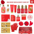 32 Pcs Mother's Day Gift, Hydrating Face Skin Care Set, Home Spa Basket - Image 2