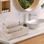 Ultra Soft 3 Pack Cotton Towel Set, Contains a Bath Towels 28x55 inch, a Hand - Image 3