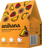 ANIHANA Shower Steamers Summer Crush 3 Pack Gift Set, Paraben Free, Mango - Image 2