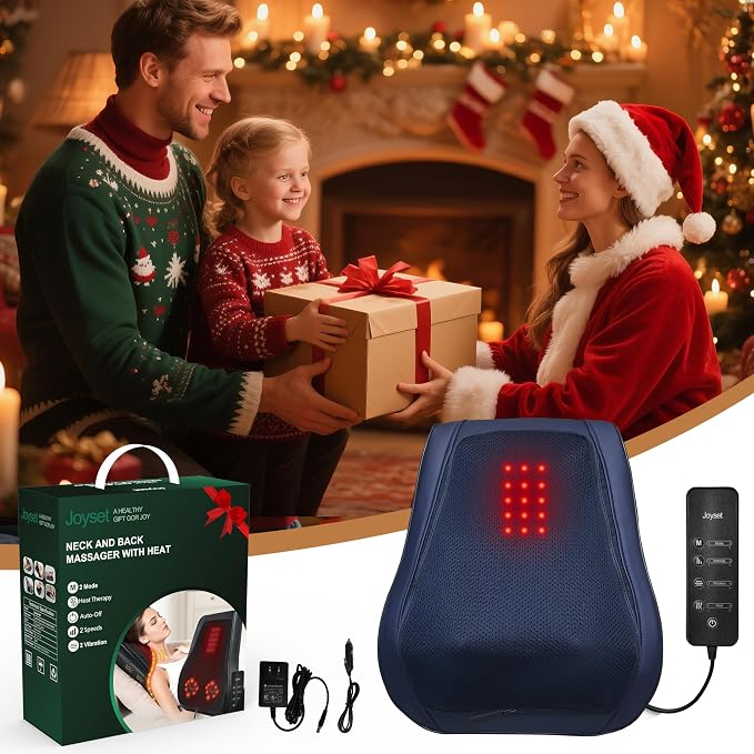 Joyset Back Massager for Back Pain Deep Tissue, Shiatsu Lower Back Neck Massager - Image 9