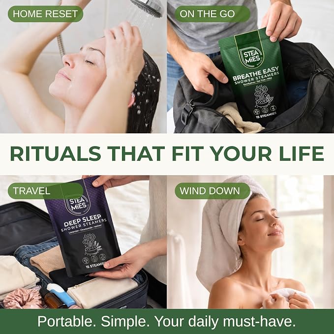 STEAMIES Shower Steamers Aromatherapy Breathe Easy 15 Pack – Premium Eucalyptus - Image 7