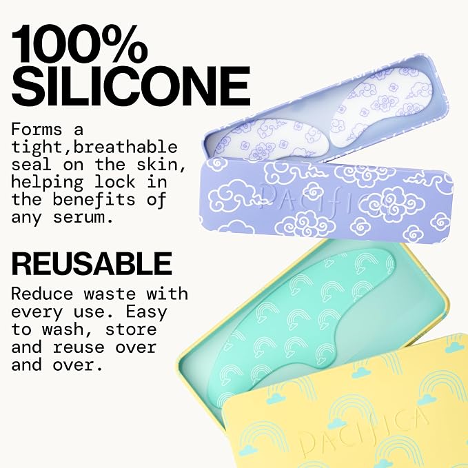 Pacifica Reusable Mask – Under Eye Mask Silicone Face Mask - Image 3