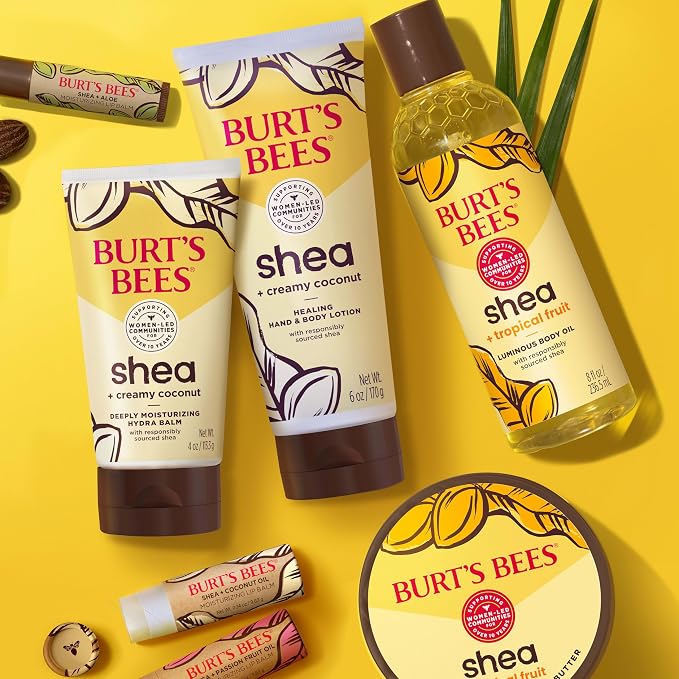 Burt's Bees Shea and Aloe Moisturizing Lip Balm, Lip Moisturizer - Image 14