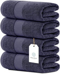 White Classic Luxury Bath Towels Set of 4 Large by WhiteClassic