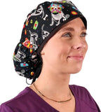 Sparkling EARTH Big Hair Ponytail Classic Surgical Style Scrub Working Cap - Image 6