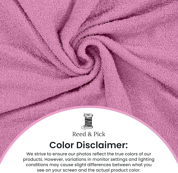 Reed&Pick Hand Towels Pink Economy Towels Salon Towels - Image 2