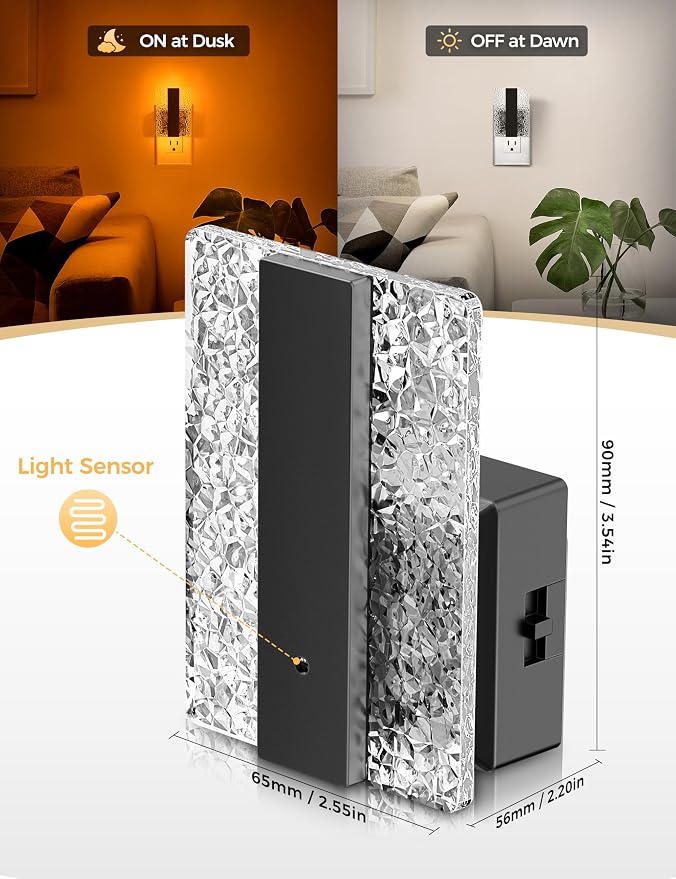 DORESshop LED Night Lights Plug Into Wall, Decorative Night Light - Image 3