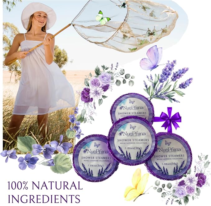 Luxury Lavender Shower Steamers, The Premium Mother’s Day Gift. 100% Natural - Image 3
