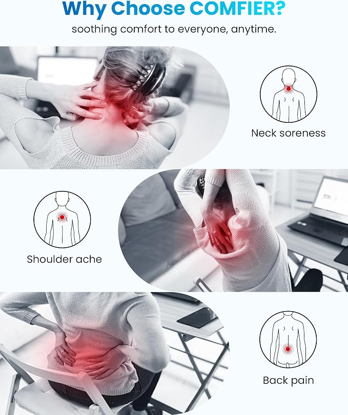 COMFIER Cordless Shiatsu Neck Back Massager - Image 7
