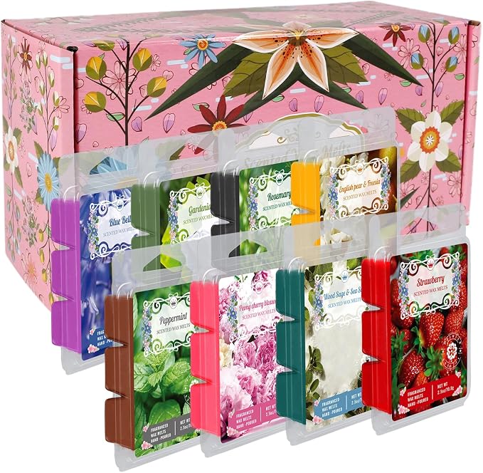 8 Natural Soy Wax fire-Free Aromatherapy Cube Gift Box, containing 8 Kinds of - Image 4