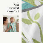Modern Threads Natural Vine 6-Piece 100% Cotton Towel Set – Yarn Dyed Jacquard - Image 4