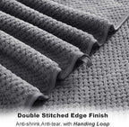 Smuge 2 Piece Hand Towels Set, 100% Microfiber - Image 4