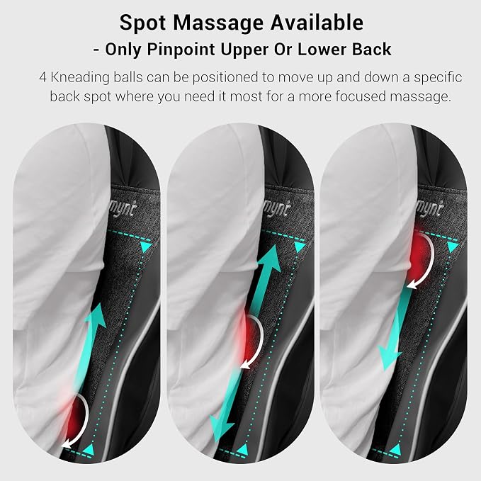 Mynt FSA Eligible HSA Approved Shiatsu Neck and Back Massager - Image 6
