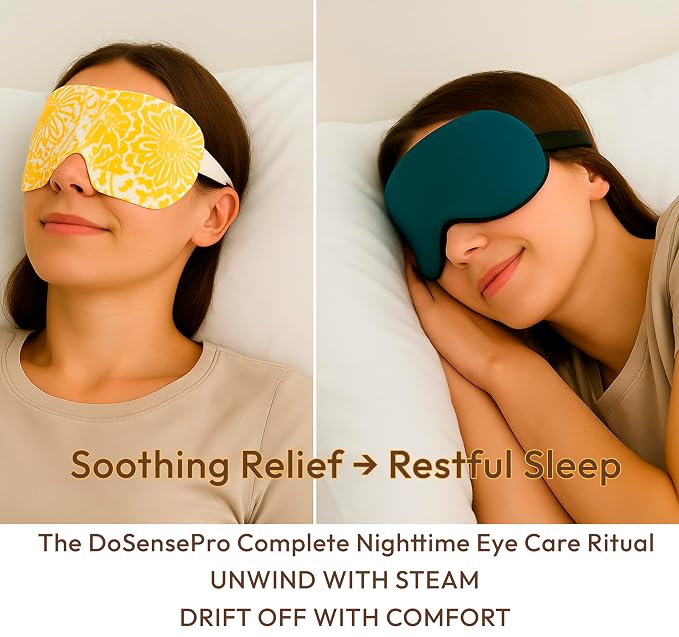 Steam Eye Mask - 16 Pack Chamomile Self-Heating Warm Compress - Image 8
