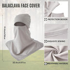 SATINIOR 3 Piece Balaclava Face Cover Sun Protection Neck Cover Summer - Image 2