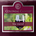 Colonial Candle Fine Merlot Scented Jar Candle, 2 Wick, 3.5 oz, Mottled Wax - Image 5