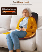 Snailax Back Massager with Heat, Massage Seat Cushion with 10 Motors, Massage - Image 3