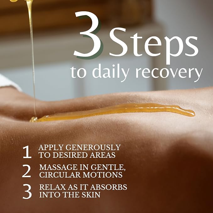 Edenika Botanicals Maximum Strength Sore Muscle Massage Oil - Image 5