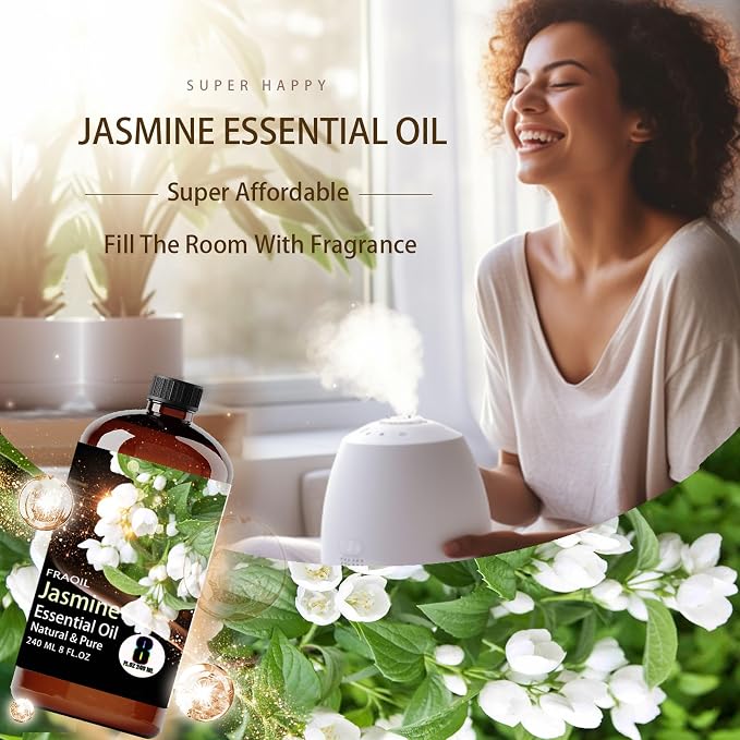 Jasmine Essential Oil, Jasmine Oil 8 Fl Oz 240ML - Image 3