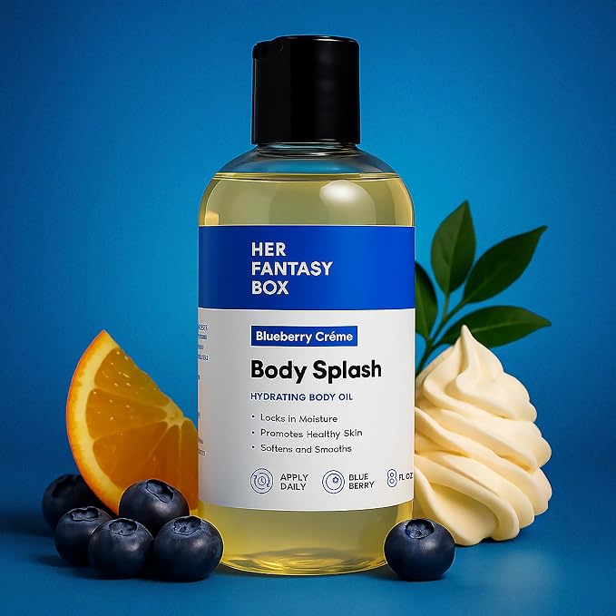 Her Fantasy Box | Body Splash Blueberry Crème Fragrance Oil – Fruity Creamy - Image 7