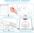 Expandable Bathtub Tray Caddy, AZ. MIFENO Clear Acrylic Bath Tray - Image 4