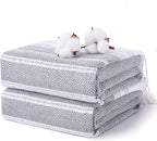 2 Packs Cotton Turkish Beach Towels Quick Dry Sand Free Oversized Pool Bath by ANTFUNYgivesmorechoices