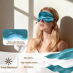 Sleep Mask Silk Eye Mask for Men Sleeping Mask, Adjustable Elastic Strap for - Image 3