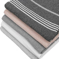 HAVLULAND Set of 5 Turkish Beach Towel Oversized 39x71 Turkish Bath Towels by Havluland