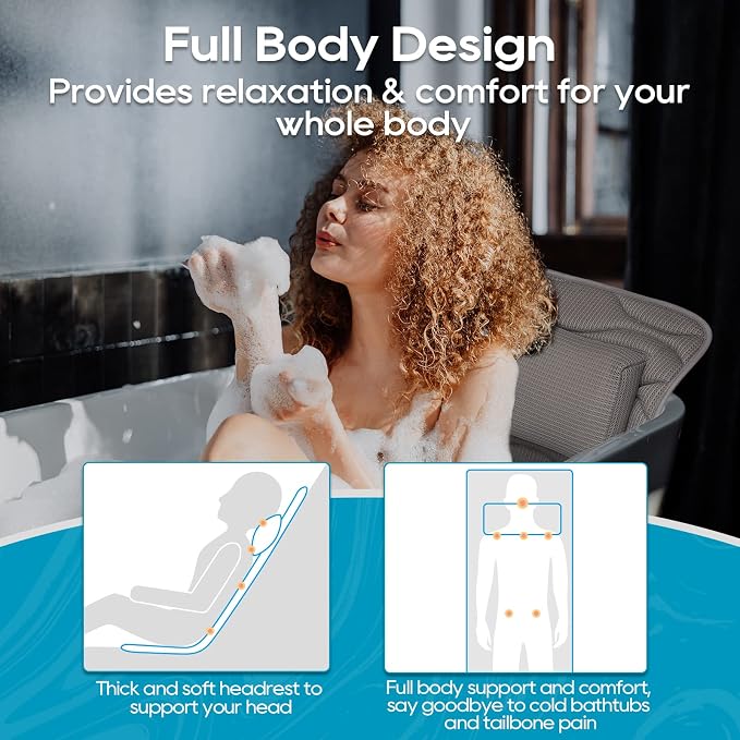 OMYSTYLE Full Body Bath Pillow, Bath Pillows - Image 7