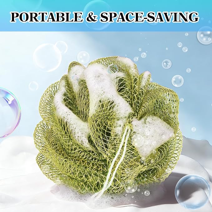 African Net Sponge Authentic Exfoliating Body Scrubber - Image 6
