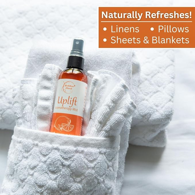 Uplift Aromatherapy Room Spray for Energy Boost. Lemon, Bergamot & Ginger - Image 3