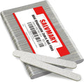 Professional Disposable Zebra Nail Files 100/180 Grit 5" Double Sided Emery by SALVMARY