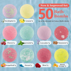 Bath Bombs for Women Gift Set, Handmade Bubble Bath & Fizzy, for Bubble Bath Spa - Image 2