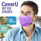 Medtecs Face Mask Disposable – Available in 50 & 2, 3-Ply Breathable, Soft Fit - Image 4