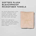 Fromm Softees Plush Bleachproof Microfiber Hair Towel - Image 2