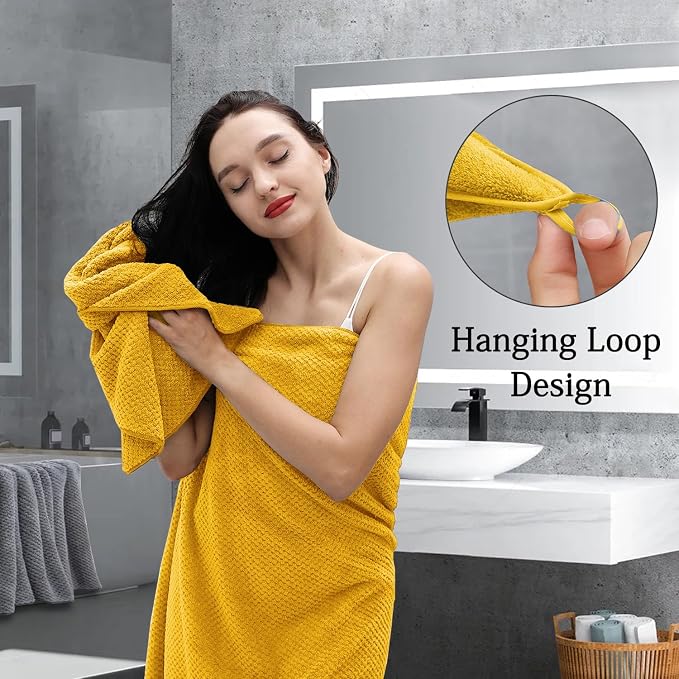 Extra Large Bath Towels Set 35x70 Inches - Image 7