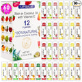 DMSKY 60 Pack Lip Balm, Natural Lip Balm Bulk by DMSKY