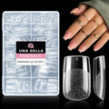 UNA GELLA Short Square Gel Nail Tips 216pcs Short Square Press on Nails by UNAGELLA