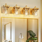 Bathroom Light Fixtures, 4-Light Modern Wall Sconces - Image 8