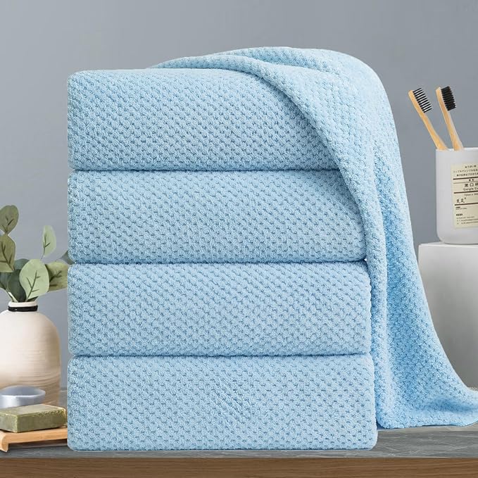 Hailea Extra Large Bath Towels Set 35x70 Inches by Hailea