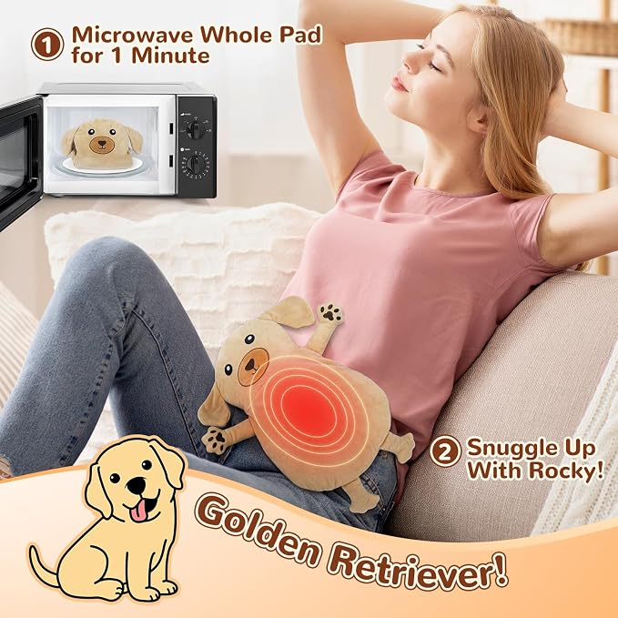 Microwave Heating Pad for Pain Relief, Back Pain, Neck Shoulder, Natural Heat - Image 2