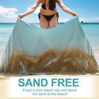 Genovega 6 Packs Oversized Turkish Beach Towels Set Bulk 74"x38" Extra Large - Image 6