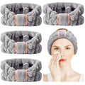 WILLBOND 4 Pack Microfiber Headbands Spa Facial Headbands Makeup Head bands by Willbond+Technology+Limited