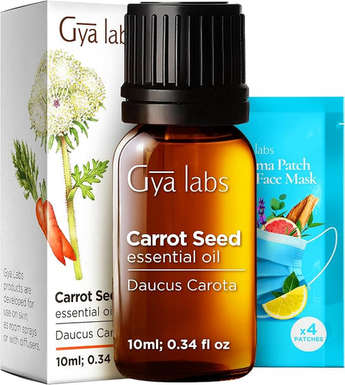 100% Pure Carrot Seed Essential Oil by GyaLabs