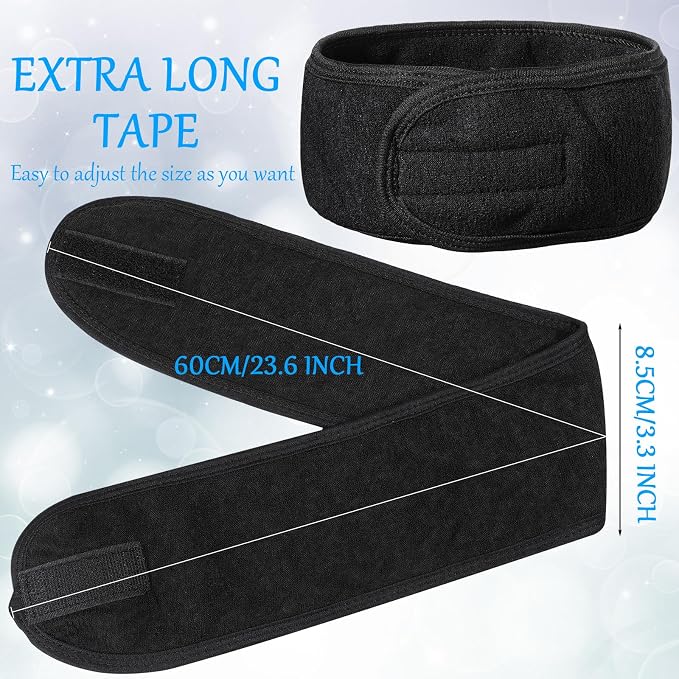 Hoteam 30 Pack Spa Headband Facial Esthetician Hair Wrap - Image 4