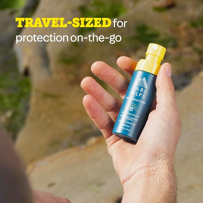 Oars + Alps Face & Scalp Sunscreen Spray Mist, SPF 35 Facial & Hair Sunscreen - Image 8